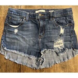 Eunina Shorts Size Large Mid Rise 98.5% Cotton